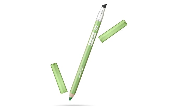 Pupa Milano Multiplay Eye Pencil - Creamy, Blendable Eyeliner With Smudge Tip - Create Long Wearing, Glamorous Intensity - Smooth, Lasting Color Liner For Waterline Or Lid - 59 Wasabi Green - 0.04 Oz