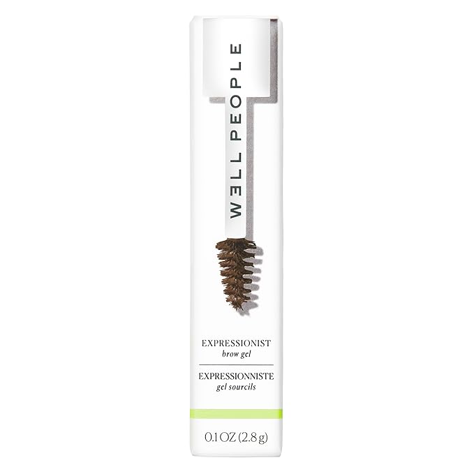 Well People Expressionist Brow Gel, Conditioning Gel For Thickening & Filling In Brows, Creates Fuller-looking Brows, Vegan & Cruelty-free, Brown