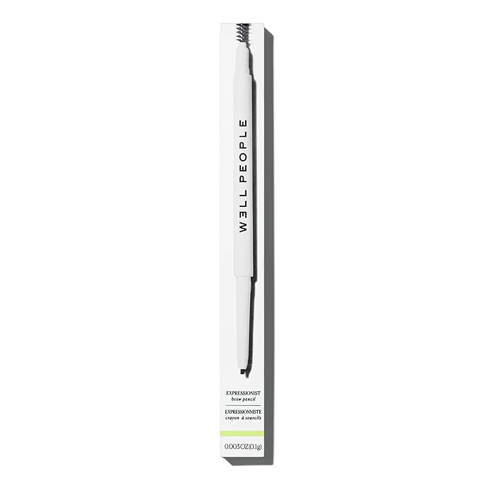 Well People Expressionist Brow Pencil, Defining Brow Pencil For A Natural Finish, Ultra-fine Tip For Total Precision, Vegan & Cruelty-free, Deep Brown