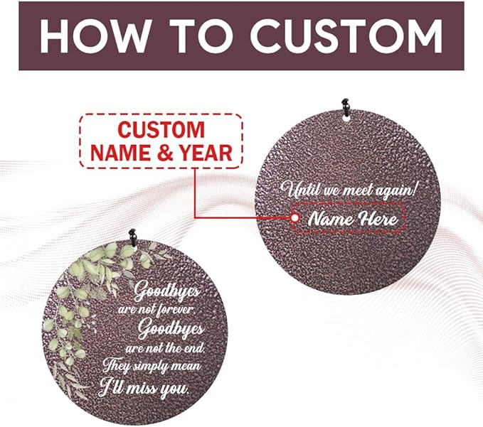 Personalized Memorial Wind Chimes, Customized Wind Chime Outdoor, Custom Wind Chimes in Loving Memory, Sympathy Gift After The Loss of Mom Dad, or Loved One