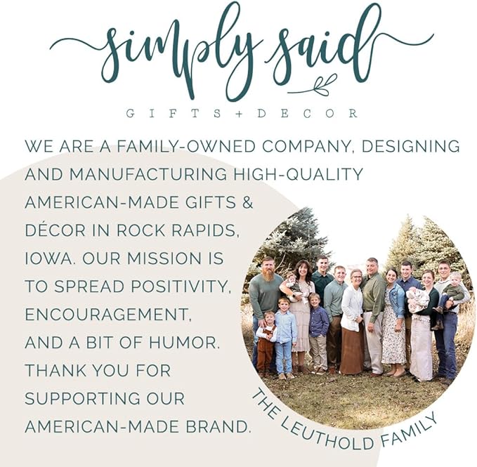 Simply Said, INC Perfect Pallet Petites 8" Rustic Wood Sign - A Smile is the Prettiest Thing You Can Wear - PET22008