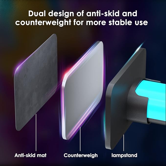 RGB Light Bar,Smart LED Light Bar for Room,16 Million Colors,Three Control Modes,Dynamic Music Sync Mode,213 Preset Modes,USB Interface(Without Adapter)