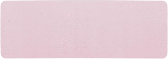 Pink Bath Mat, Bathroom Rugs Non Slip Washable Thin Absorbent Quick Dry Bath Mat Fits Under Door Bathroom Floor Mat Perfect for Bath, Shower, or Sink 24"x70" Pink