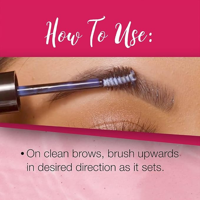 Ardell Brow Glue ?€? Clear Eyebrow Gel for Instant Lamination Lift with Styling Brush, All day Extreme Hold Brow Gel for Fluffy Defined Brows, 0.35 oz