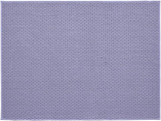 Bathroom Runner Rugs - Non Slip, Washable, Super Absorbent Chenille Bath Rug, Lavender 24"x70"