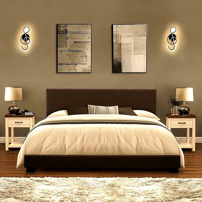 XEYOU 22W Modern Wall Sconce Lighting Indoor LED Creative Wall Light Fixture Music Symbol Art Decoration Wall Lamp for Living Room Bedroom Stair Corridor, Black 3000K