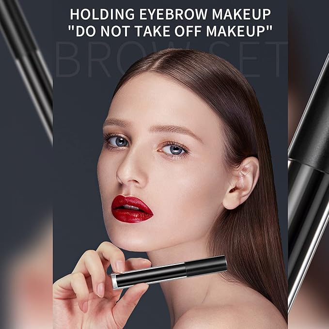 DAGEDA Black Eyebrow Setting Gel, 2 Pack Brow Fix Gel, Waterproof And Sweat-Proof Eyebrow Repair Liquid Brows Styling Beauty Salon Home Use Makeup, 1.81oz