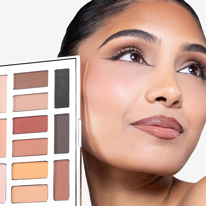 OFIR Dune Matte Eyeshadow Palette | Eyeshadow Palette Makeup | Richly Emollient & Blendable Formula | Intensely Pigmented Matte Shades | Satin Smooth Finish | Travel Size with Mirror, 0.33 oz