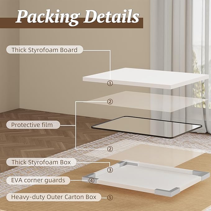 Bathroom Mirror 48" x 36", Large Rectangle Wall Mirror, Black Metal Frame Wall Mounted Mirrors for Bathroom, Vanity, Bedroom, Entryway Decor(Horizontal/Vertical)