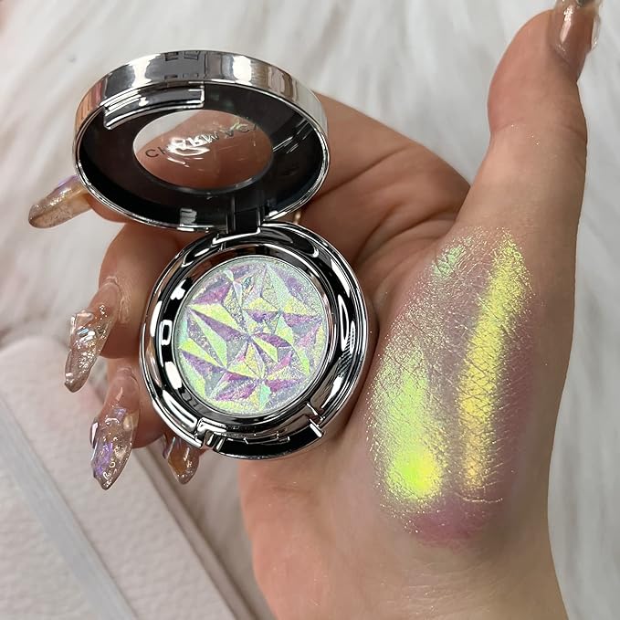 CHARMACY Multichrome Eyeshadow, Insane Shifters Chameleon Eyeshadow, Creates High-Impact, Glitter Metallic Eye Looks, 100% Vegan and Cruelty Free, 1.9g (#810)