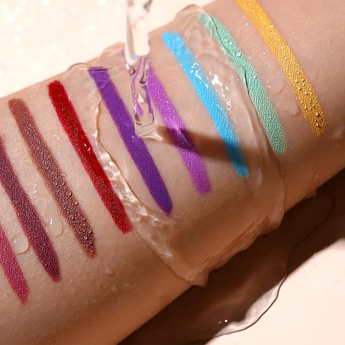 Oulac Waterproof Eyeliner Pencil Set - Smooth and Creamy, Retractable Eye Makeup for Precision Application, Vegan & Cruelty-Free, LL02 Tempting Taupe+LL03 Naked Liner+06 Body Talk