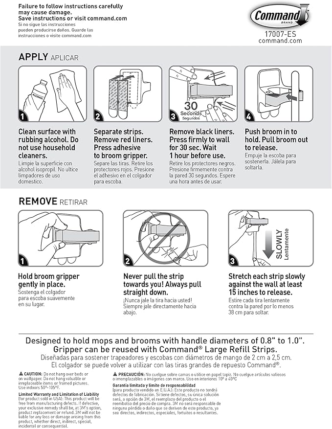 Command Shower Caddy Satin Nickel with Water Resistant Command Strips, Bathroom Organizer, Holds up to 6.5 lbs
