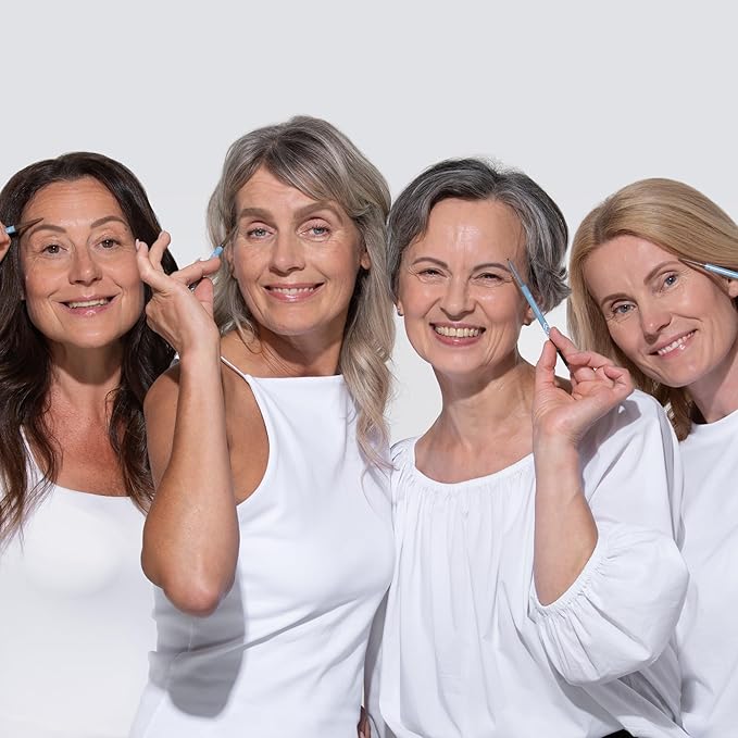 PrimeBrow Pencil for Mature Women ?€? Ultra-Precise Tip for Natural, Hair-Like Strokes ?€? Smudge-Proof & Long-Lasting Wear ?€? Great for Thinning, Sparse, or Graying Brows (Blonde)
