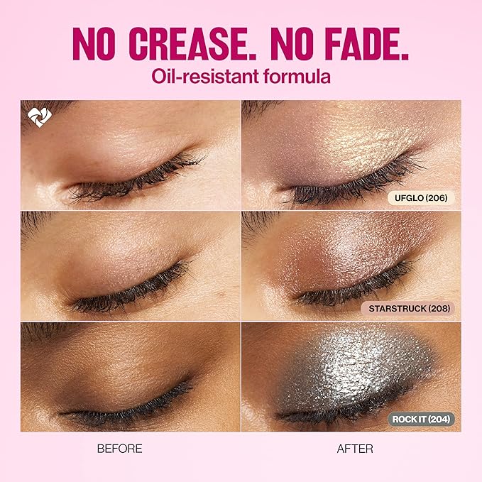 REVLON Glimmer Liquid Shadow, Smudge-Proof Shimmer Eyeshadow Makeup, Long Lasting, High Pigment, 208 Starstruck