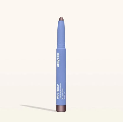 ALLEYOOP 11th Hour Waterproof Cream Eyeshadow Stick ?€? Long-Lasting Eye Shadow Pencil & Eyeliner, Cream to Powder Stick & Highlighter ?€? Smudge-Proof Eyeshadow Shimmer, Plum Up Shimmer