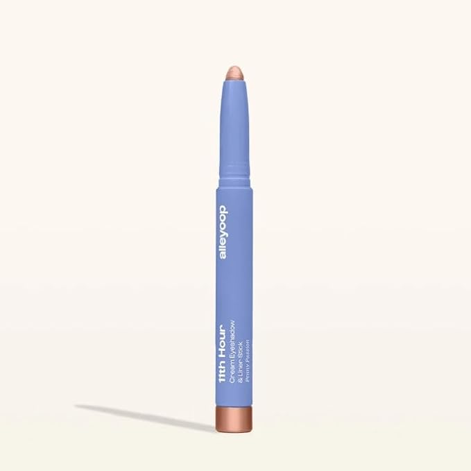 ALLEYOOP 11th Hour Waterproof Cream Eyeshadow Stick ?€? Long-Lasting Eye Shadow Pencil & Eyeliner, Cream to Powder Stick & Highlighter ?€? Smudge-Proof Eyeshadow Shimmer, Penny Passion Shimmer