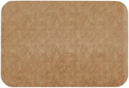 Bathroom Mat Quick Dry, Bathroom Rugs Non Slip Washable Thin Absorbent Bath Mat Fits Under Door Bathroom Floor Mat Perfect for Bath, Shower, or Sink 16"x24" Camel