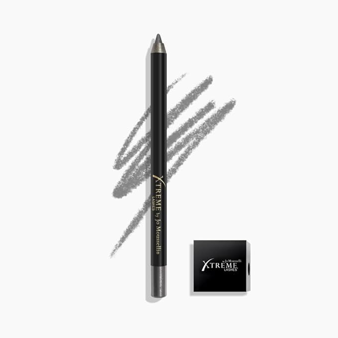 Xtreme Lashes GlideLiner Long Lasting Eye Pencil with Sharpener, Graphite, 0.04 Oz, Waterproof Makeup, Gel Formula, Blendable, Smudge, Fade, & Sweat Proof
