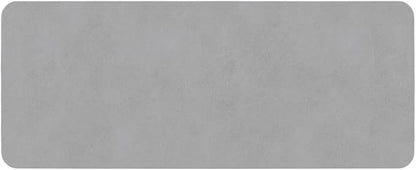 Bathroom Mat Quick Dry, Bathroom Rugs Non Slip Washable Thin Absorbent Bath Mat Fits Under Door Bathroom Floor Mat Perfect for Bath, Shower, or Sink 24"x60" Light Grey