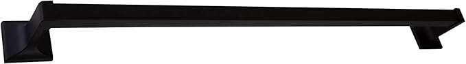 Design House 544577 Millbridge Modern 24-inch Towel Bar for Bathroom Bedroom Closet or Kitchen Matte Black