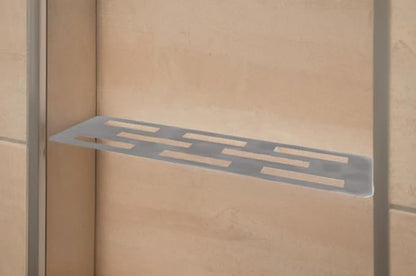 Shower Niche Shelf for 12 Inch Tile Prefab Niches, Fits 1/8 inch Grout Lines, Brushed 304 Stainless Steel