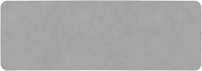 Bathroom Mat Quick Dry, Bathroom Rugs Non Slip Washable Thin Absorbent Bath Mat Fits Under Door Bathroom Floor Mat Perfect for Bath, Shower, or Sink 24"x70" Light Grey