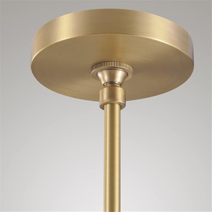 Raindrop Pendant Lights 2 Pack, Pendant Lights for Kitchen Island, Brass Rod Dining Room Light Fixture, Raindrop Chandelier, Pendant Lights for Living Room Hallway, Including Bulb