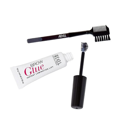 Ardell Brow Glue ?€? Clear Eyebrow Gel for Instant Lamination Lift with Styling Brush, All day Extreme Hold Brow Gel for Fluffy Defined Brows, 0.35 oz