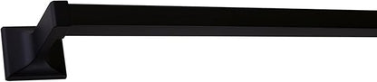 Design House 544577 Millbridge Modern 24-inch Towel Bar for Bathroom Bedroom Closet or Kitchen Matte Black