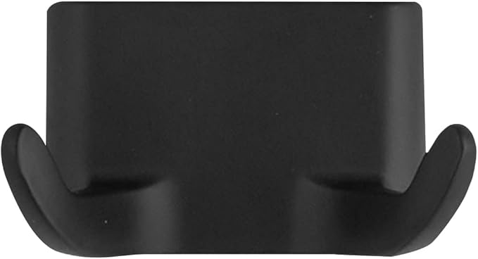 Design House 544593 Millbridge Double Robe Hook Heavy Duty Wall Mount Bathroom Hardware Matte Black