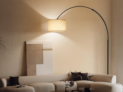 SUNMORY 82" Tall Arc Floor Lamp, Large Floor Lamp for Dinning/Bedrooms-Corner Lamp for Office