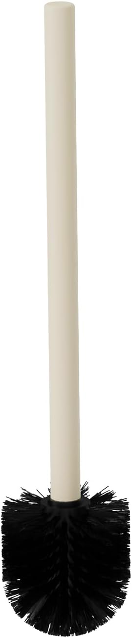 Toilet Brush and Holder Set Toilet Bowl Brush Stainless Steel Automatic Toilet Bowl Cleaner Brush with Durable Bristle Head Toilet Cleaning Brush for Bathroom 2 Pack Set Cream