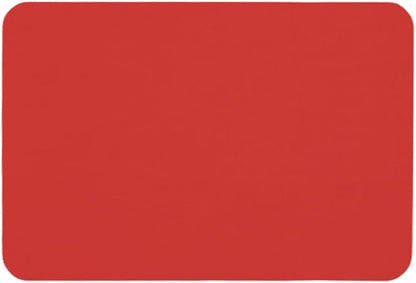 Christmas Bath Mat, Red Bathroom Rugs Non Slip Washable Thin Absorbent Bath Mat Fits Under Door Bathroom Floor Mat Perfect for Bath, Shower, or Sink 24"x36" Red