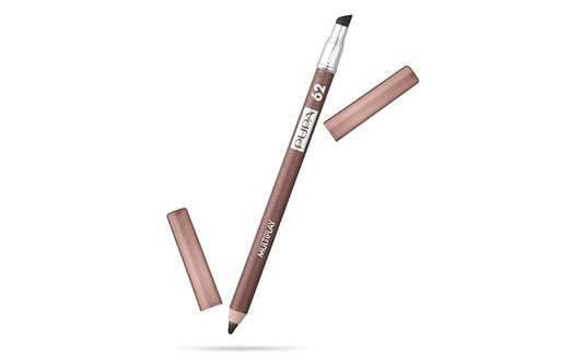 Pupa Milano Multiplay Eye Pencil - Creamy, Blendable Eyeliner With Smudge Tip - Create Long Wearing, Glamorous Intensity - Smooth, Lasting Color Liner For Waterline Or Lid - 62 Golden Brown - 0.04 Oz