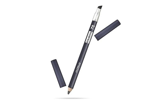 Pupa Milano Multiplay Eye Pencil - Creamy, Blendable Eyeliner With Smudge Tip - Long Wearing, Glamorous Intensity - Smooth And Lasting Color Liner For Waterline Or Lid - 78 Denim Obsession - 0.04 Oz