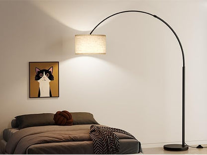 SUNMORY 82" Tall Arc Floor Lamp, Large Floor Lamp for Dinning/Bedrooms-Corner Lamp for Office