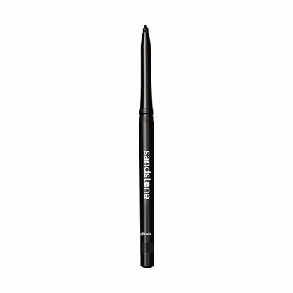 Waterproof Eyeliner Pencil - Vegan Hypoallergenic for Sensitive Eyes - Smudge Proof Gel Makeup (Black)