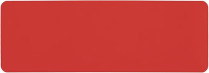 Christmas Bath Mat, Red Bathroom Rugs Non Slip Washable Thin Absorbent Bath Mat Fits Under Door Bathroom Floor Mat Perfect for Bath, Shower, or Sink 24"x70" Red