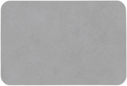 Bathroom Mat Quick Dry, Bathroom Rugs Non Slip Washable Thin Absorbent Bath Mat Fits Under Door Bathroom Floor Mat Perfect for Bath, Shower, or Sink 20"x30" Light Grey