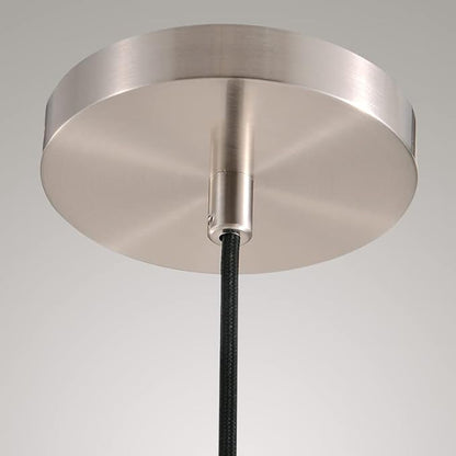 Raindrop Pendant Lights Set of 3, Modern Pendant Lights Kitchen Island 3 Pack, Brushed Nickel Island Light, Pendant Light for Bedroom Bathroom, Chandelier for Living Room Hallway