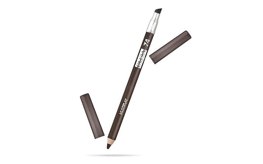 Pupa Milano Multiplay Eye Pencil - Creamy, Blendable Eyeliner With Smudge Tip - Long Wearing, Glamorous Intensity - Smooth And Lasting Color Liner For Waterline Or Lid - 74 I Love Brownie - 0.04 Oz