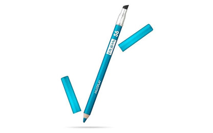Pupa Milano Multiplay Eye Pencil - Creamy, Blendable Eyeliner With Smudge Tip - Create Long Wearing, Glamorous Intensity - Smooth, Lasting Color Liner For Waterline Or Lid - 56 Scuba Blue - 0.04 Oz