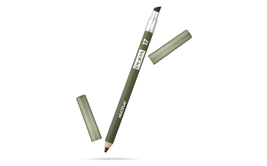 Pupa Milano Multiplay Eye Pencil - Creamy, Blendable Eyeliner With Smudge Tip - Create Long Wearing, Glamorous Intensity - Smooth And Lasting Color Liner For Waterline Or Lid - 17 Elm Green - 0.04 Oz