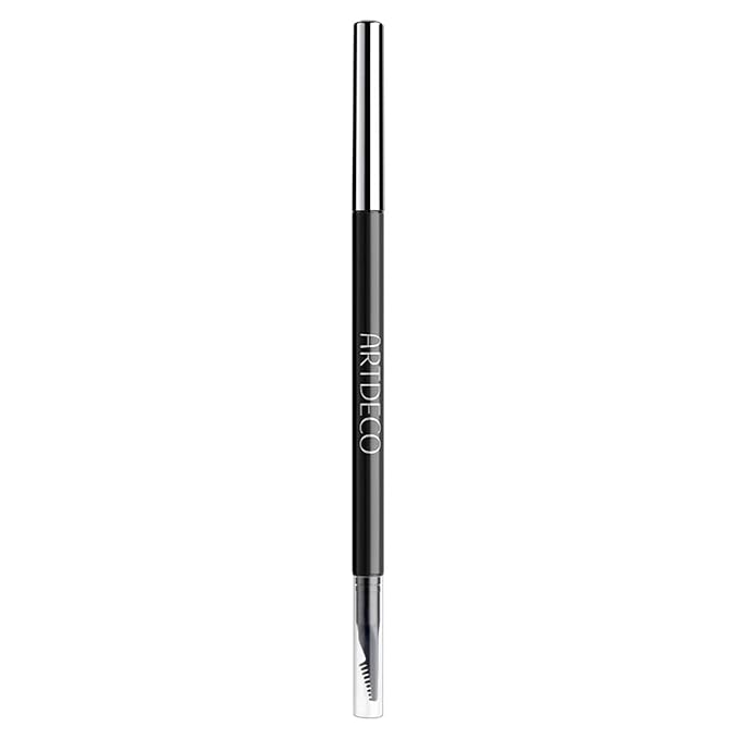 ARTDECO Ultra Fine Brow Liner - Coal - Thin Twist-Out Tip Creates Ultra-Fine Lines - Integrated Grooming Brush - Smudge-Proof & Waterproof - Eyebrow Pencil - Eye Makeup - Vegan - 0.03 Oz