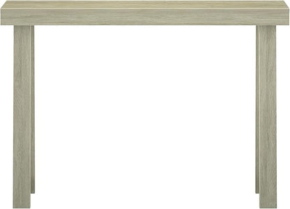 Plank+Beam Solid Wood Console Table, 46.25 Inch, Sofa Table, Narrow Entryway Table for Hallway, Behind The Couch, Living Room, Foyer, Easy Assembly, Seashell