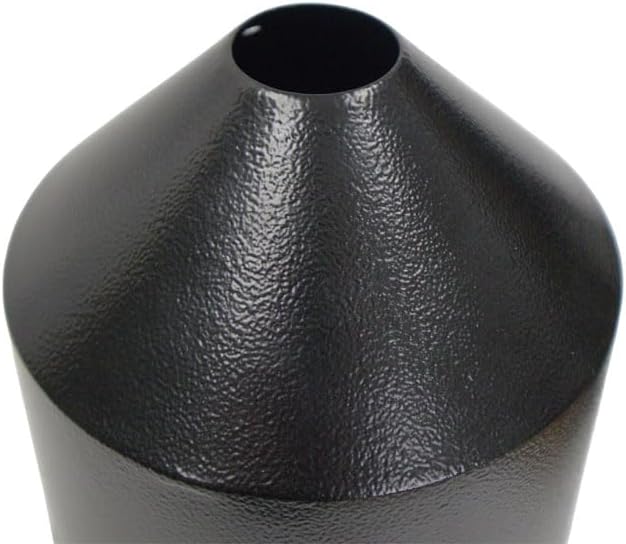 Set of 2 Audubon Torpedo Squirrel Baffles - Black Steel, 6" Diameter Each, Protect Bird Feeders on Poles