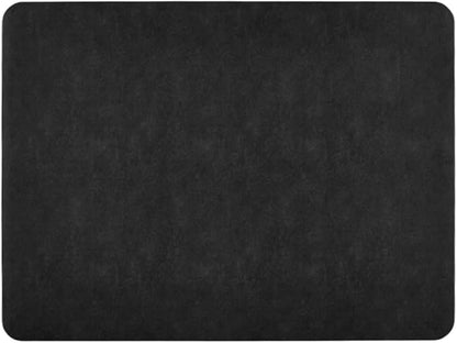 Black Bath Mat, Bathroom Rugs Non Slip Washable Thin Absorbent Quick Dry Bath Mat Fits Under Door Bathroom Floor Mat Perfect for Bath, Shower, or Sink 36"x48" Black