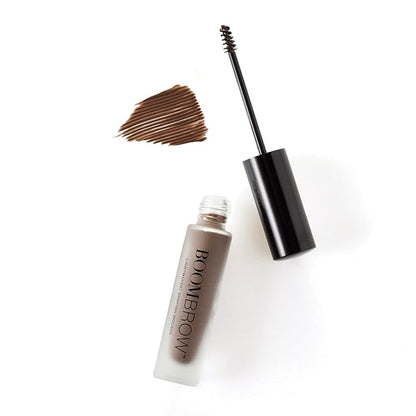 BOOM! by Cindy Joseph Cosmetics Boom Brow - Easy-to-Apply Lightweight Brow Mousse - Moisturizing, Subtle Definition, Volume, Shape & Color Enhancement (Medium Brown)