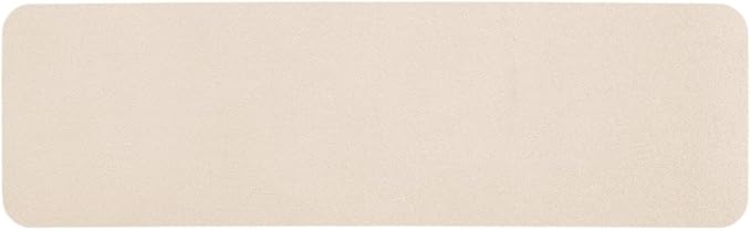 Bathroom Mat Quick Dry, Bathroom Rugs Non Slip Washable Thin Absorbent Bath Mat Fits Under Door Bathroom Floor Mat Perfect for Bath, Shower, or Sink 17"x59" Beige