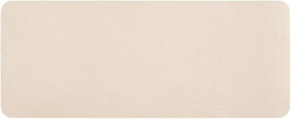 Bathroom Mat Quick Dry, Bathroom Rugs Non Slip Washable Thin Absorbent Bath Mat Fits Under Door Bathroom Floor Mat Perfect for Bath, Shower, or Sink 24"x60" Beige